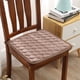 thumbnail image 1 of suxuMhao Cojines de Asiento Gruesos, 4 Packs 19.6x19.6in Cojín Marrón para Silla con Lazos-cojines de Asiento para Sillas de Oficina, Cojín de Asiento de Auto, Cojines para Sillas de Cocina, Cojín, 1 of 4