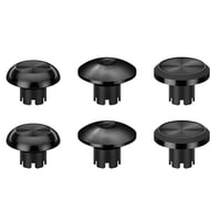 Genérico - Compatible Con Ps5 Dualsense Edge Controller Metal Thumb Stick Caps, Analog Stick Joystick Replacement Parts Accessory Kit-Negro