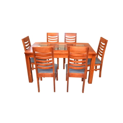 Koliat - Juego De Comedor Nemesis 6S Caramelo