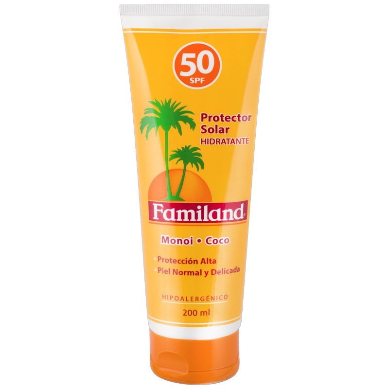 Familand Protector Solar Spf50 Aceite Monoi De Tahiti 200Ml
