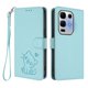 thumbnail image 1 of Funda Volteable tipo Billetera con Correa para Infinix Note 50X 5G, Verde Claro, 1 of 6