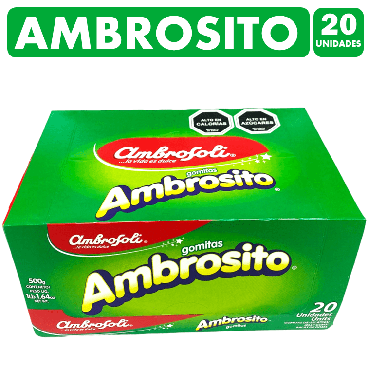 Ambrositos - Gomitas De Ambrosoli (caja Con 20 Unidades)