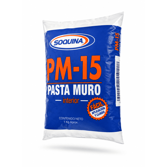 Pasta Muro PM-15 Soquina Interior 1 Kg