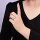 thumbnail image 3 of Anillos de Compromiso de Moissanita de 5 Quilates Color D Claridad VVS1 Anillos de Compromiso Aniversario Anillo de Diamante Grande de Plata Esterlina 925 para Mujer Esposa Mamá, 3 of 7