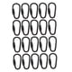 thumbnail image 2 of 20 Piezas Mosquetón de Bloqueo Pequeño Clip Mosquetón de Bloqueo de Tornillo Hebilla Colgante Negra de Acero Mini Mosquetón para Pesca Viajar Suminist, 2 of 5
