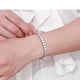 thumbnail image 5 of Pulseras de Tenis de Moissanita de 3-5 Mm Corte Redondo Color D Claridad VVS1 Pulseras de Diamante Graduado para Mujer Pulseras de Plata Esterlina S925 (5.5-9 Pulgadas), 5 of 9