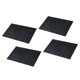 thumbnail image 2 of 4pcs vinilo Placemats posavasos plástico Vintage vajilla Picnic Mat negro, 2 of 5