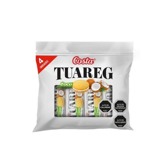 Galleta Tuareg Coco 4 Un, 48 g