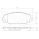 thumbnail image 2 of Pastillas Freno para auto Toyota Corolla 2000-2007 Delantero, 2 of 4