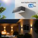 thumbnail image 4 of Luces Solares para Cercas NIORSUN Paquete de 12 RGB Impermeables LED, 4 of 7