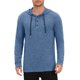 thumbnail image 5 of INSPIRE CHIC Sudadera con Capucha Texturizada para Hombre de Manga Larga Jersey Casual con Capucha L Azul, 5 of 6