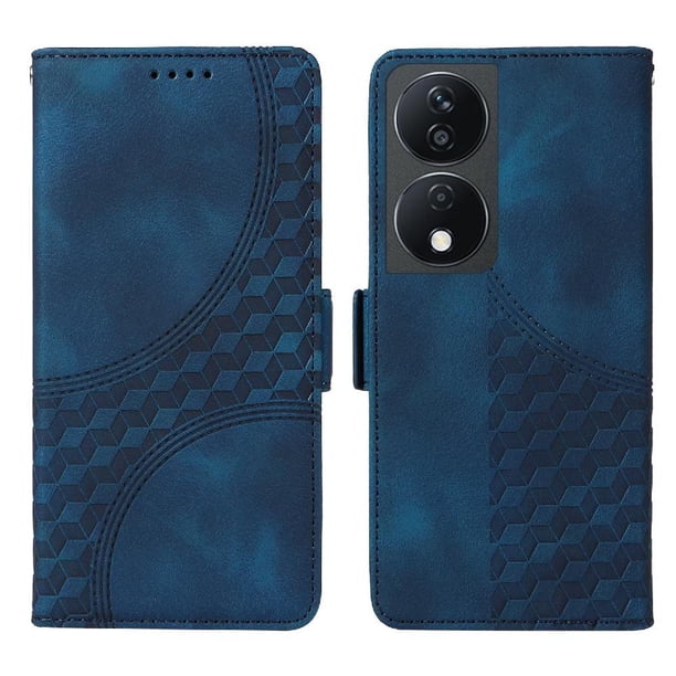 Carcasa FOXDOCK Honor X7B 4G de cuero PU, diseño acolchado clásico, protección contra caídas y rayones