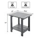 thumbnail image 4 of Mesa auxiliar para exteriores Meluvici Double Adirondack Weather Resist, 4 of 7