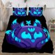 thumbnail image 2 of Blox Fruit Face on print Soft Bed Set Lightweight 3 Pieces Bedding Sets for All Season Comforter Set Easy Care, 2 of 5