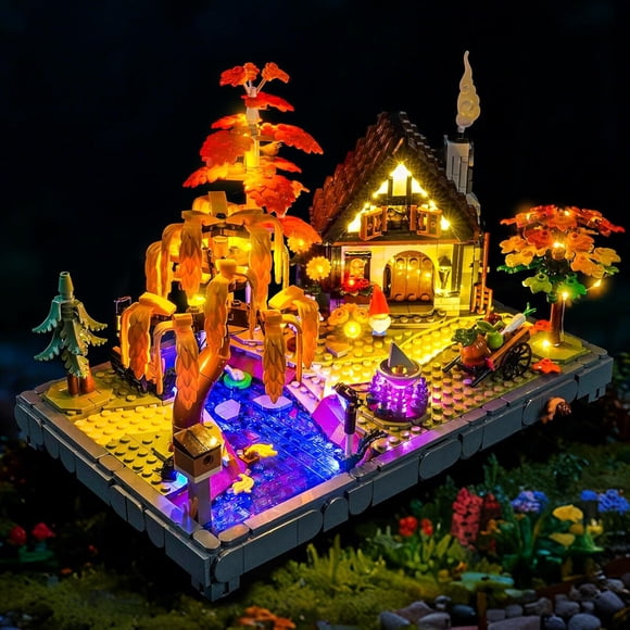 Iluminación Led Compatible Con Lego 11372 Autumn Cottage Garden