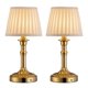 thumbnail image 1 of Set de 2 lámparas de mesa inalámbricas KDG, LED, 33 cm, 2,3 kg, bronce, 1 of 9