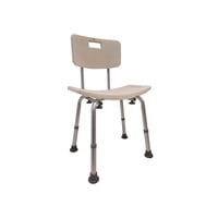 Glomed - Silla De Ducha Baño Respaldo Extraíble