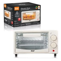 Raf - Mini Horno Eléctrico De Mesa 7 Litros Hornear Asar Y Tostar