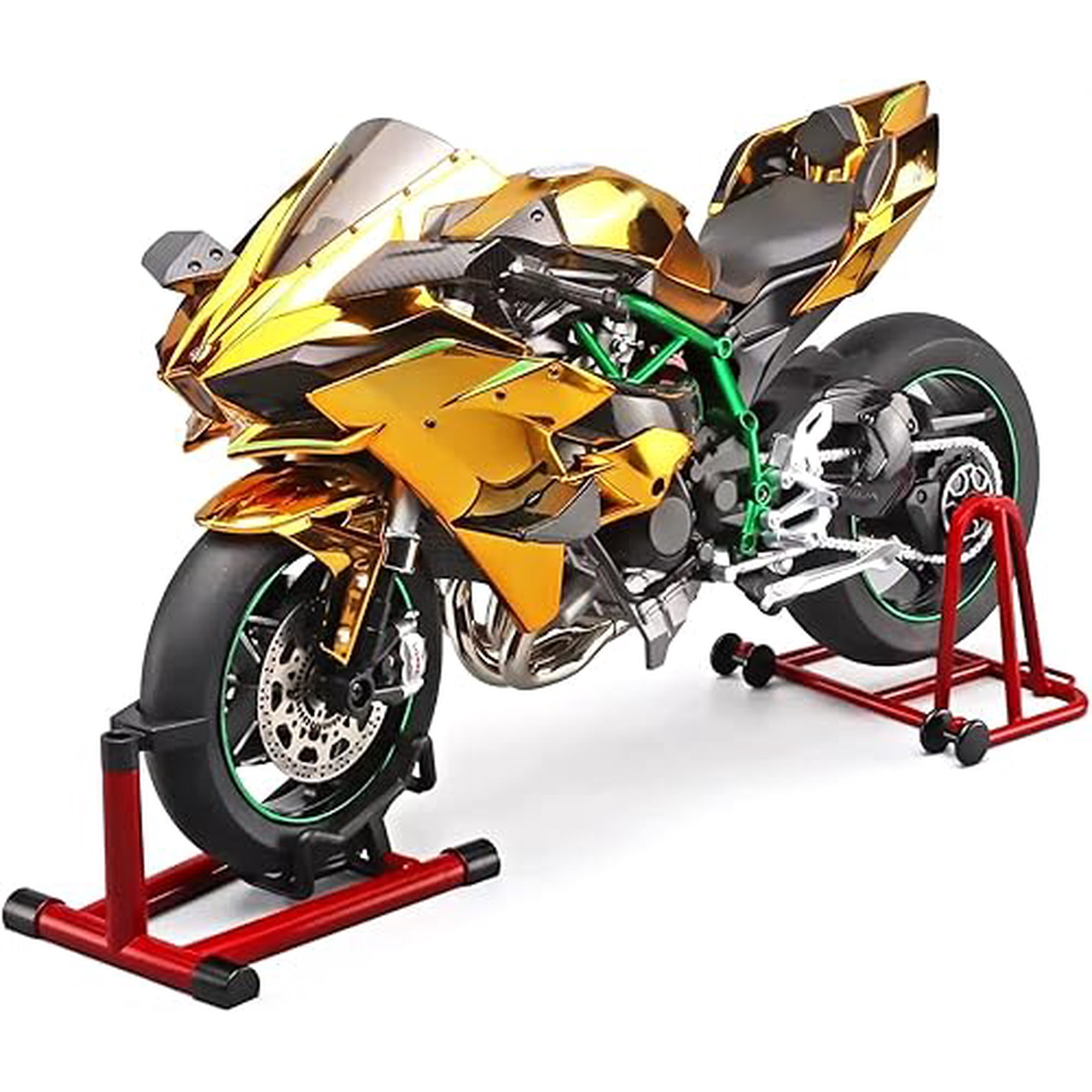 D&m - Motocicleta Fundida Por Inyección 1:6 Escala Para Kawasaki H Blackgiftbox