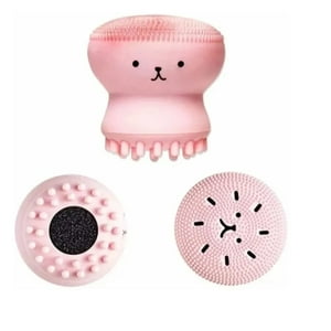 Irm - Cepillo De Limpieza Facial Pulpo Esponja Exfoliante Silicona