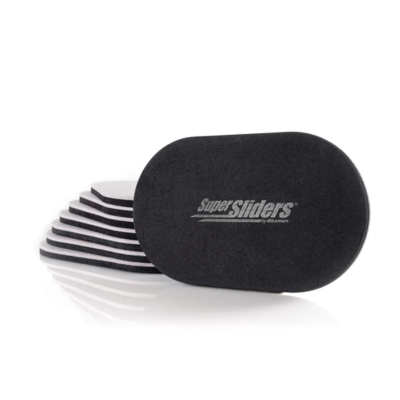 Deslizadores para muebles Super Sliders 15 x 24 cm, ovalados, reutilizables, paquete de 8