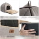 thumbnail image 3 of Cama para gatos WINDRACING Cat Cave House para gatos de interior con almohada, 3 of 6