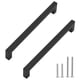 thumbnail image 1 of Tiradores Para Gabinete Negro Mate De Acero Inoxidable 236 Mm, 1 of 6
