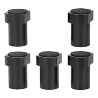 Ioensy - Topes Para Perros De Banco, Aleación De Aluminio, Abrazadera Negra, Tapones Para Agujeros Para Perros De 19/20Mm L:20Mm