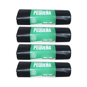 Genérico - Pack 4 Bolsas De Basura Pequeña 70X50Cm
