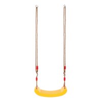 Magideal - Columpio Con Cuerda Ajustable Para Interior Y Exterior, Ideal Para Niños Y Niñas. Amarillo