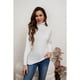 thumbnail image 1 of Sweater Mujer Cuello Alto Manga Larga Murciélago Tejido 5063, 1 of 4