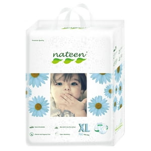 Nateen - Pañal Ecológico Bebe Xl - 56 Unidades