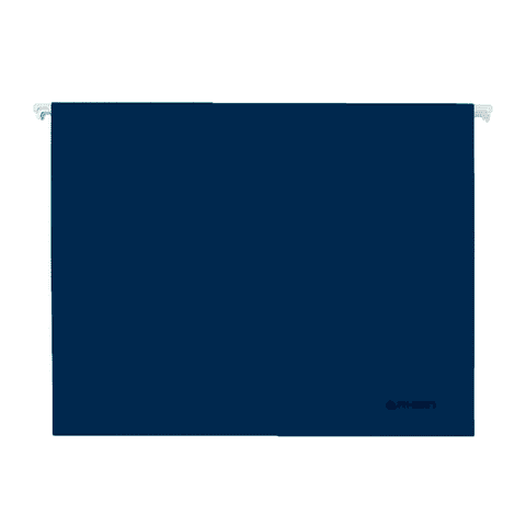 Pack 25 Carpeta Colgante Cartulina Oficio Azul Rhein