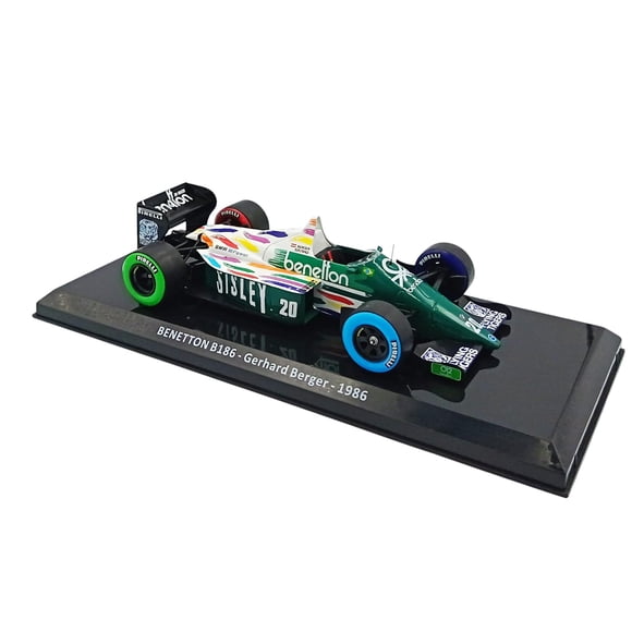 Auto a escala OPO 10 Benetton B186 Gerhard Berger 1:24