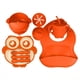 thumbnail image 1 of Silicone Tableware Sets A Full Set Of Children's Owl Dinner Plate Separated Dinner Plate Baby Dinner Plate Auxiliary Food Box Mother And Baby Supplies Baby Feeding Sets Children's Silicone Suction Cup, 1 of 5