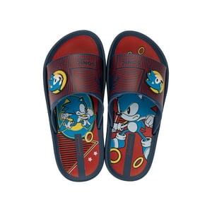 Sandalia Infantil Azul/Rojo Sonic Slide Ipanema