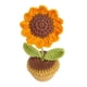 thumbnail image 1 of Flores De Ganchillo Mesas De Tejer Hechas A Mano Centro De Mesa Maceta Adornos De Escritorio A, 1 of 3