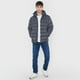 thumbnail image 4 of Parka Hombre Lisa Gris Oscuro Corona, 4 of 5