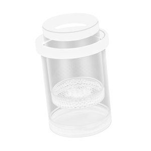 Ioensy - Caja De Aislamiento De Peces Flotantes Accesorio Redondo De Criadero De Acuario Para Guppy Fish White