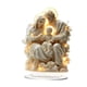 thumbnail image 3 of Ornamento de la Santísima Familia acrílica con colección 2D base, decoración del hogar de regalo, decoración de escritorio de mesa de mesa ligera para Estilo B, 3 of 5
