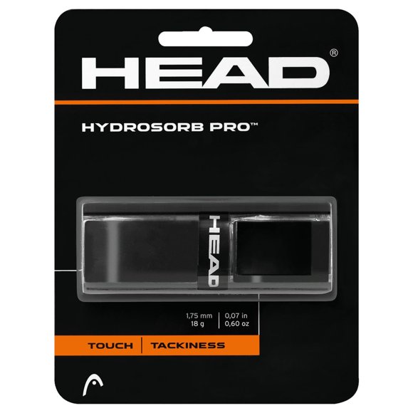 Cinta de agarre para tenis HEAD HydroSorb Pro negro 1,75 mm 18 g