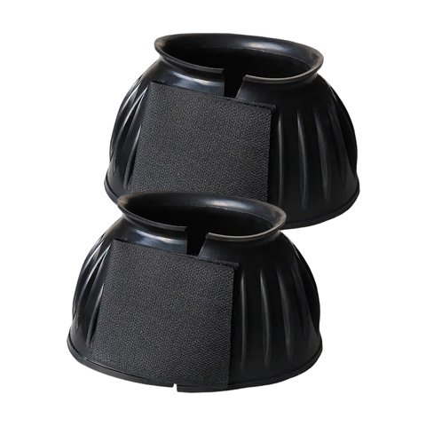 Ioensy - 2X Botas De Campana Para Caballos Protector De Pezuñas Para Equinos Cómodo L 8.6Cmx8.9Cm