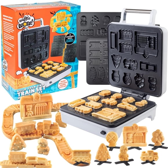 Máquina de gofres Waffle Wow! Set de tren eléctrico de 4 placas