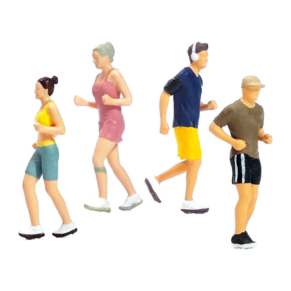 Modelos De Personas Figuras Deportivas De Resina De Personas Para El Diseño Arquitectónico Del Ferrocarril