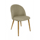 thumbnail image 1 of Silla Gabrielle Lino Beige Respaldo liso Patas Símil Madera, 1 of 3