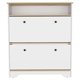 thumbnail image 2 of Comoda Zapatero 2 Puertas Fm-017b - Blanco Y Cafe Claro, 2 of 8
