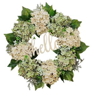 Magideal - Guirnalda De Puerta Flores De Granja Guirnalda De 15.75 Pulgadas Decorativo Para Festival Decoración De Boda Regalo Inauguración D