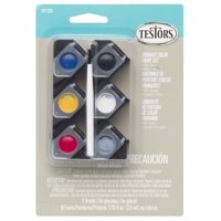 Testors - Set De 6 Pinturas Acrílicas Cápsulas Colores Primarios