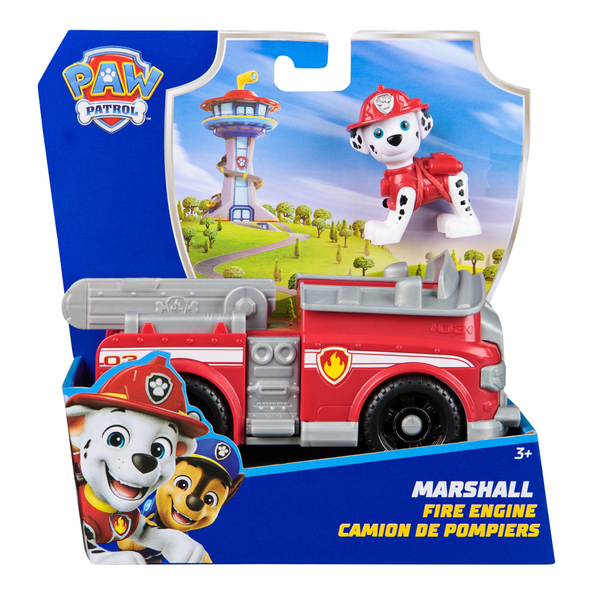 Vehiculo Sustentable Paw Patrol Marshall Rojo