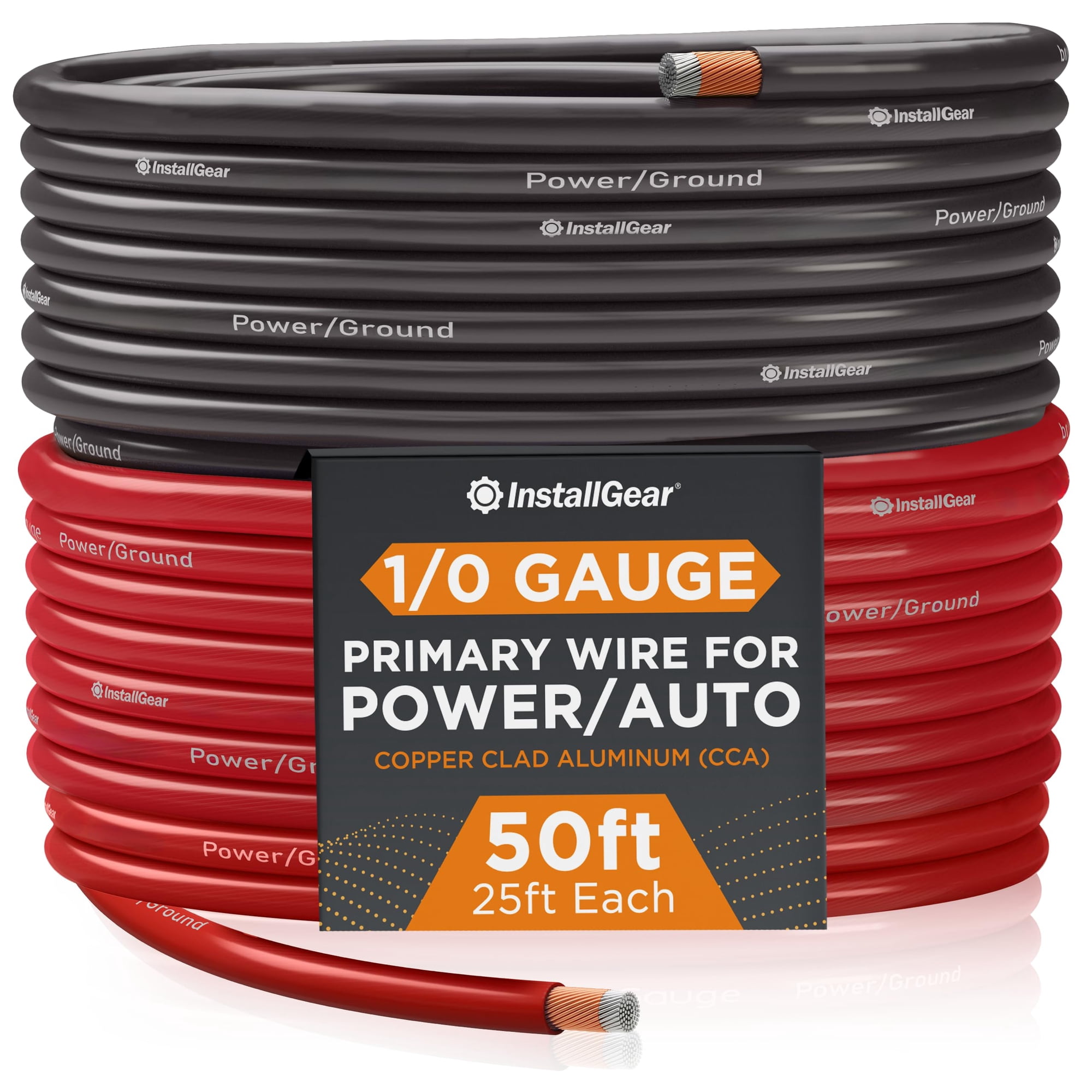 Installgear - Wire Calibre 1 0 (15 M) De Aluminio Revestido De Cobre Cca
